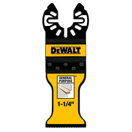 DEWALT 1-1/4" Titanium Oscillating Tool Blade For Wood with Nails (1 Pack) DEWALT 1-1/4" Titanium Oscillating Tool Blade For Wood with Nails (1 Pack)