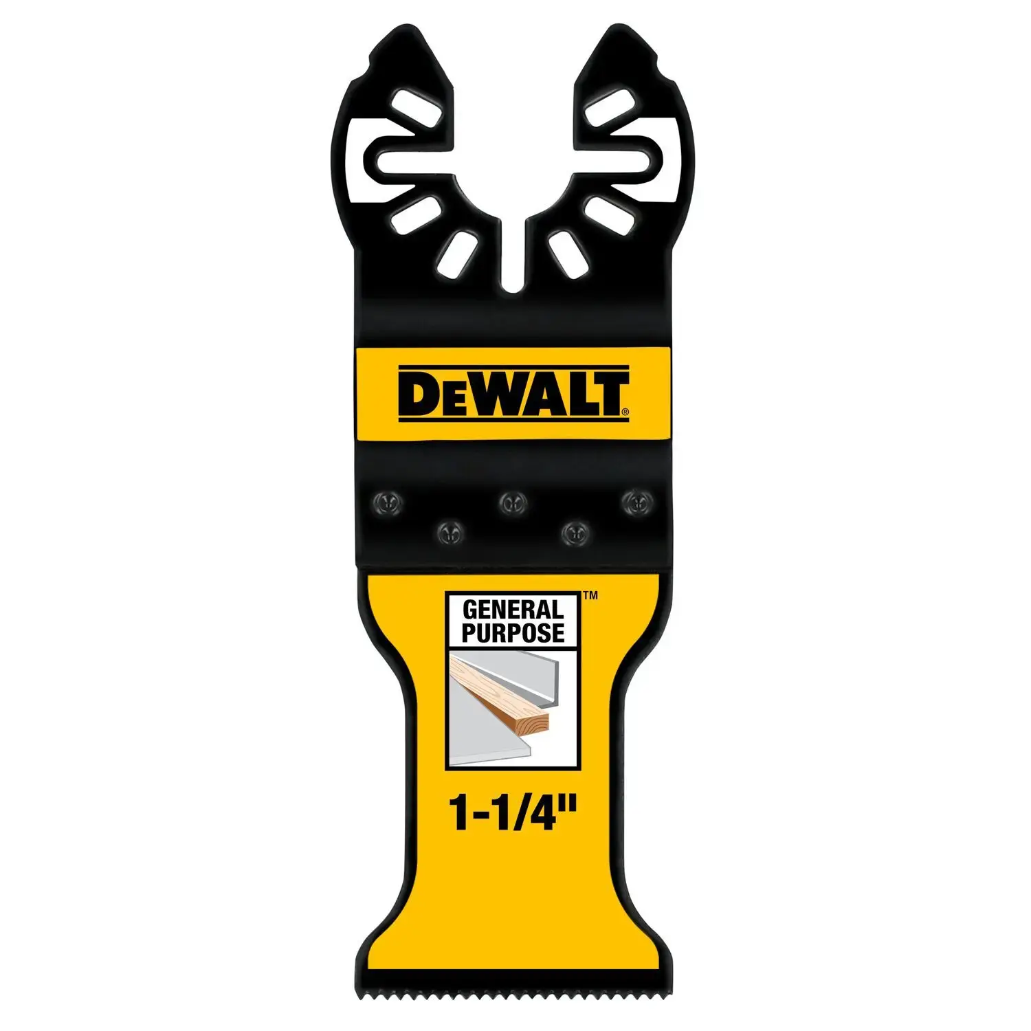 DEWALT 1-1/4 Titanium Oscillating Tool Blade For Wood with Nails (1 Pack) DWA4203