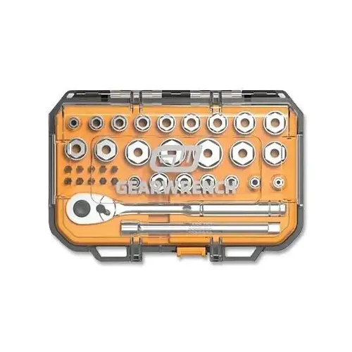 Mechanics Hand Tool Set, 34 Piece, 1/4" Drive Mechanics Hand Tool Set, 34 Piece, 1/4" Drive