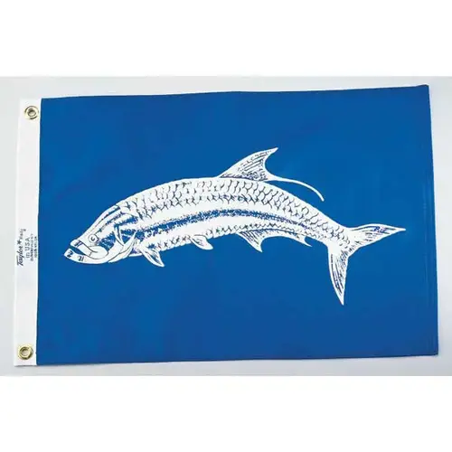 Tarpon Fish Flag, 12" x 18" Tarpon Fish Flag, 12" x 18"