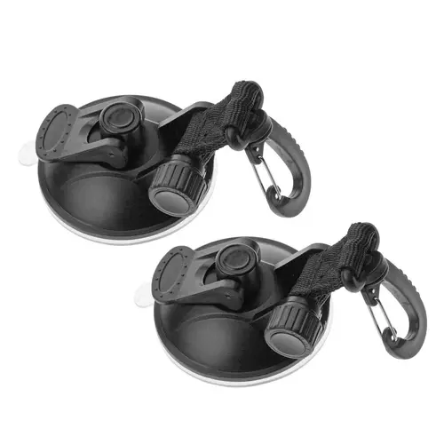 Suction Cup Tie Downs, 2-Pack Black Suction Cup Tie Downs, 2-Pack Black