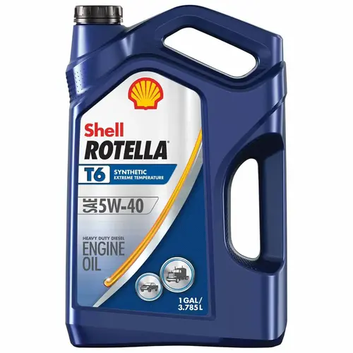 Shell Rotella T6 5W-40 Full Synthetic Heavy Duty Diesel Engine Oil, 1 Gallon Shell Rotella T6 5W-40 Full Synthetic Heavy Duty Diesel Engine Oil, 1 Gallon