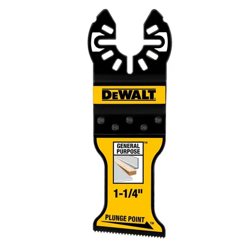 DEWALT OSC 1-1/4". PLUNGEPOINT General Purpose Blade, 3-Pack DEWALT OSC 1-1/4". PLUNGEPOINT General Purpose Blade, 3-Pack