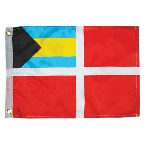 Bahamas Courtesy Flag, 12" x 18" Bahamas Courtesy Flag, 12" x 18"
