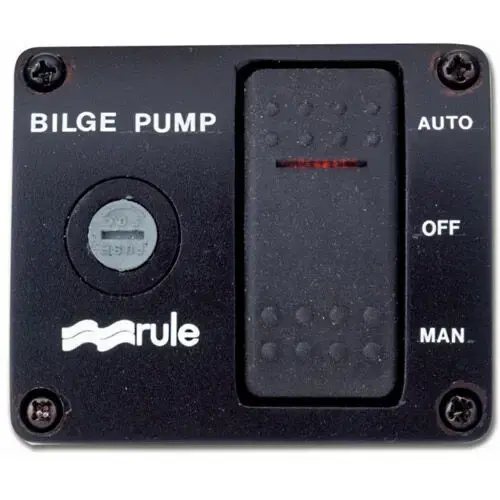 Three-Way Rocker Panel Bilge Pump Switch Three-Way Rocker Panel Bilge Pump Switch