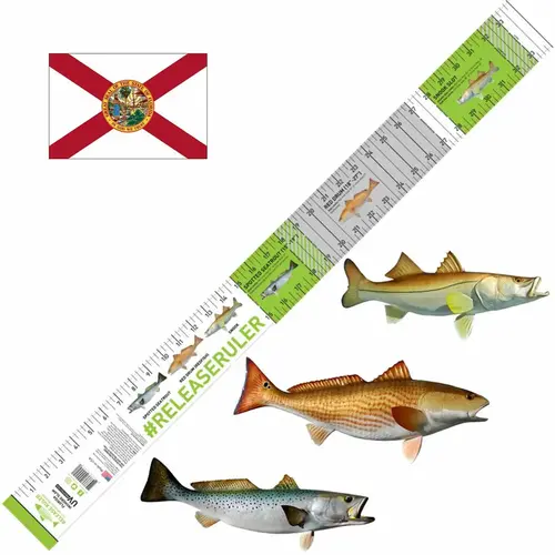 Florida Inshore Slam Release Ruler 34in x 3in Florida Inshore Slam Release Ruler 34in x 3in