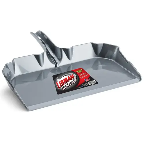 18" Poly Dustpan, Gray 18" Poly Dustpan, Gray
