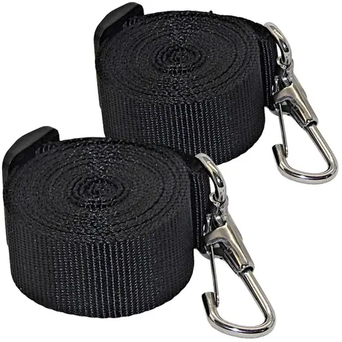 96" Bimini Top Straps, Black, Pair 96" Bimini Top Straps, Black, Pair