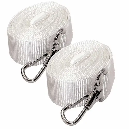 96" Bimini Top Straps, White, Pair 96" Bimini Top Straps, White, Pair