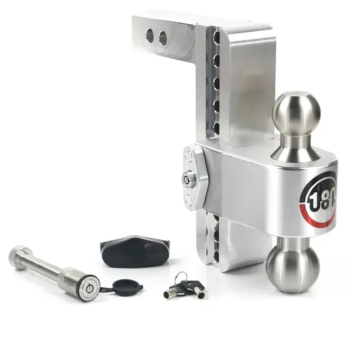 Weigh Safe 180-Degree Adjustable Trailer Hitch, Compatible with 2" Receivers, 8" Drop Weigh Safe 180-Degree Adjustable Trailer Hitch, Compatible with 2" Receivers, 8" Drop