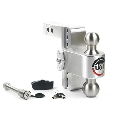 Weigh Safe 180-Degree Adjustable Trailer Hitch, Compatible with 2" Receivers, 6" Drop Weigh Safe 180-Degree Adjustable Trailer Hitch, Compatible with 2" Receivers, 6" Drop