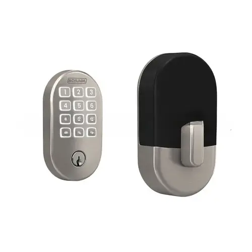 Remsen Arrive Smart Wifi Deadbolt with 47998500 Latch and 10116 Strike for 1-3/8" to 2" Door Satin Nickel Finish Remsen Arrive Smart Wifi Deadbolt with 47998500 Latch and 10116 Strike for 1-3/8" to 2" Door Satin Nickel Finish
