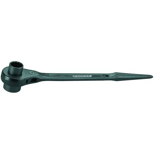 29 19X22 Steel construction ratchet, double hexagon 19x22 mm 29 19X22 Steel construction ratchet, double hexagon 19x22 mm