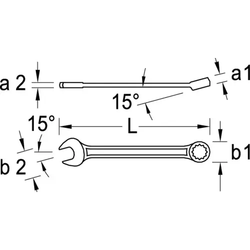 8 11 Double Open-ended spanner small 11 mm 8 11 Double Open-ended spanner small 11 mm