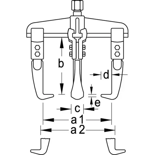 1.29/25 Pulling hook set, 4 pieces, 170 mm 1.29/25 Pulling hook set, 4 pieces, 170 mm
