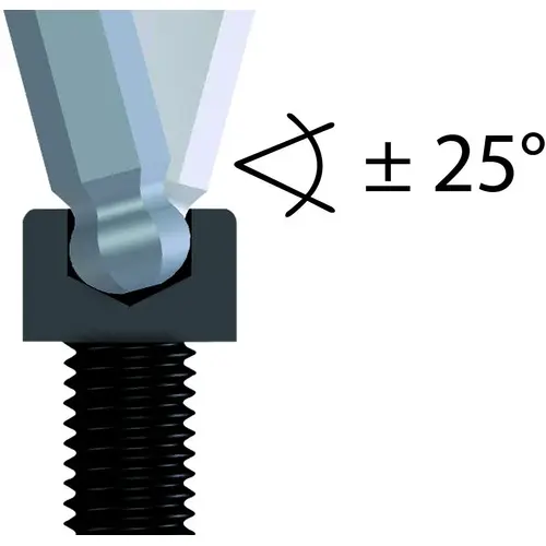 42 0.7 Offset screwdriver, hexagon socket 0.7 mm 42 0.7 Offset screwdriver, hexagon socket 0.7 mm