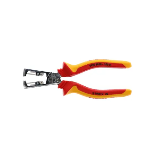VDE 8098-160 H VDE Stripping pliers with sleeve insulation 160 mm VDE 8098-160 H VDE Stripping pliers with sleeve insulation 160 mm