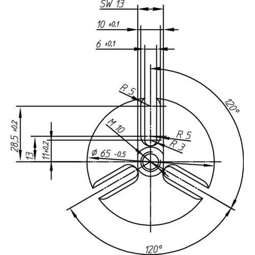 8791-36 Slip-on open-ended spanner 16 Z, 36 mm 8791-36 Slip-on open-ended spanner 16 Z, 36 mm