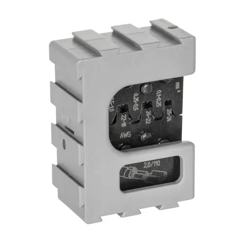 8140-03 Module insert for uninsulated cable lugs 4/6/10 8140-03 Module insert for uninsulated cable lugs 4/6/10