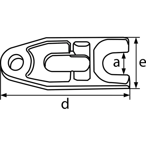 7118-36 Rectangular open end fitting SE 14x18 36 mm 7118-36 Rectangular open end fitting SE 14x18 36 mm