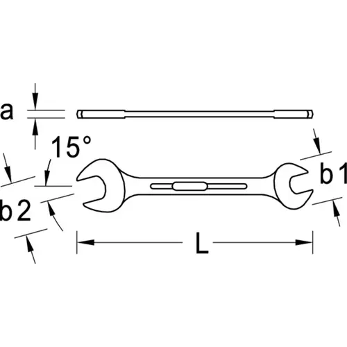 6 34X36 Double Open-ended spanner 34x36 mm 6 34X36 Double Open-ended spanner 34x36 mm
