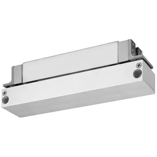 2000lbs HiShear Single Door Semi-Concealed Electromagnetic Lock, External Electronics, 12/24VDC, 628/US28 Satin Aluminum 2000lbs HiShear Single Door Semi-Concealed Electromagnetic Lock, External Electronics, 12/24VDC, 628/US28 Satin Aluminum
