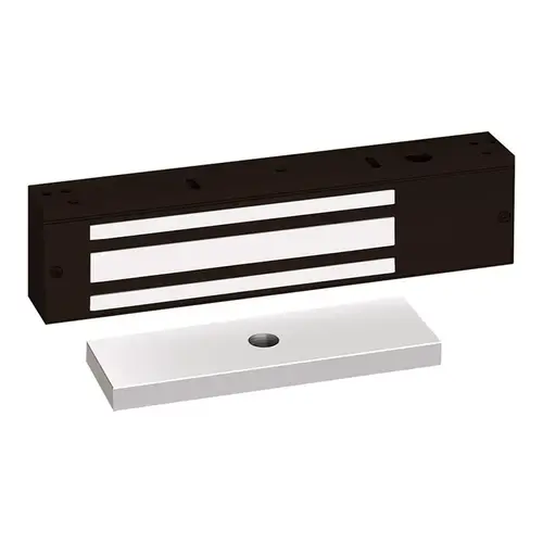 650lbs EM Lock, Single Door Electromagnetic Lock, 12/24VDC, UL Listed, Grade 1, 335 Flat Black 650lbs EM Lock, Single Door Electromagnetic Lock, 12/24VDC, UL Listed, Grade 1, 335 Flat Black