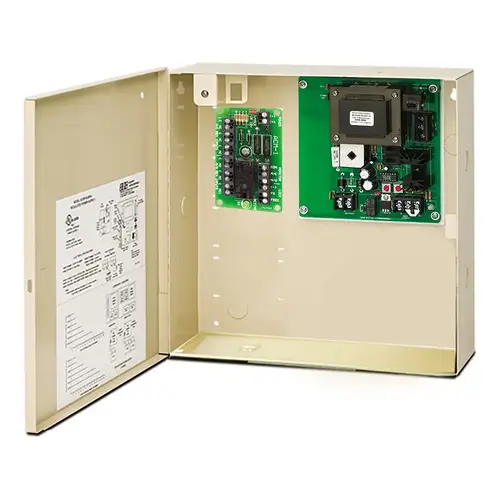1 Amp Power Supply, 12/24 VDC Field Selectable, Class 2 Output, Access Control Module, with 12 In. Wide by 12 In. high by 3.75 In. Deep Box 1 Amp Power Supply, 12/24 VDC Field Selectable, Class 2 Output, Access Control Module, with 12 In. Wide by 12 In. high by 3.75 In. Deep Box