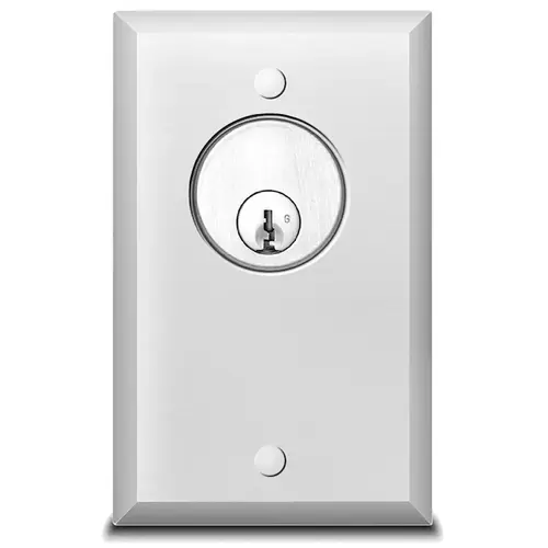 Keyswitch Satin Aluminum Clear Anodized Keyswitch Satin Aluminum Clear Anodized