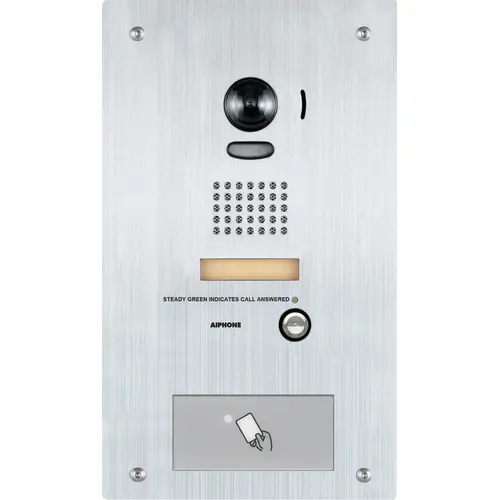 IP Vandal Res. Color Video Door Stn., Flush Mt.With Hid Proxpoint Plus Card Reader IP Vandal Res. Color Video Door Stn., Flush Mt.With Hid Proxpoint Plus Card Reader