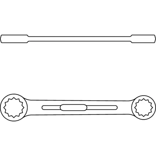VDE 2 E 19 VDE ring spanner UD profile 19 mm VDE 2 E 19 VDE ring spanner UD profile 19 mm
