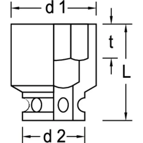 TX 19 E16 Socket 1/2" male TX E16 TX 19 E16 Socket 1/2" male TX E16