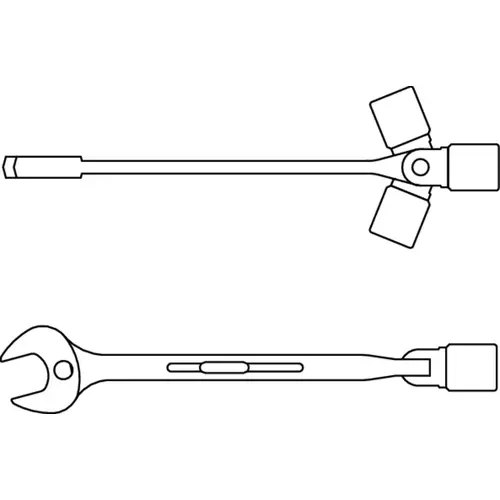 152 12 High-speed pipe wrench 12" 152 12 High-speed pipe wrench 12"