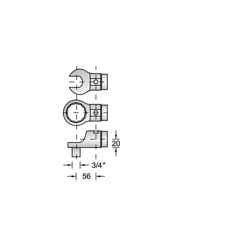 754-14 Ratchet head 3/4" anti-clockwise 754-14 Ratchet head 3/4" anti-clockwise