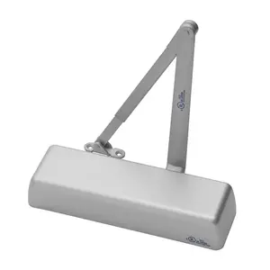 Yale Commercial 2701 689 2700 Door Closer Damper: 225 lb Load Capacity, 48" Door Width, 13" Closer Body Length Aluminum Painted