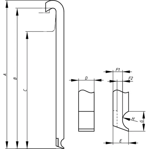 8791-1" Slip-on open-ended spanner 16 Z, 1" 8791-1" Slip-on open-ended spanner 16 Z, 1"