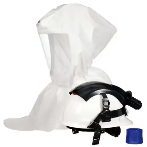 3M Versaflo S-Series Painter's Hood Assembly S-767, w/ Inner Shroud & Hard Hat 3M Versaflo S-Series Painter's Hood Assembly S-767, w/ Inner Shroud & Hard Hat