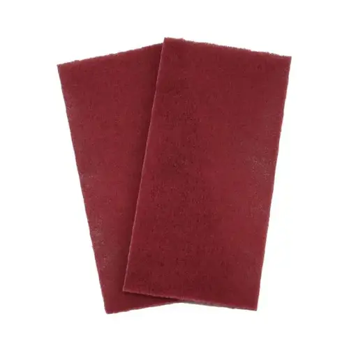 6"X9" RED SCUFF PAD VERY FINE Grain(20 pcs per box) 6"X9" RED SCUFF PAD VERY FINE Grain(20 pcs per box)