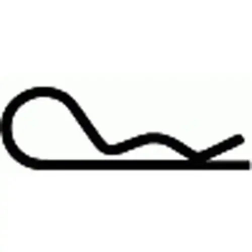 HAIR PIN COTTER 1/16 - .062 WIRE - ZINC HAIR PIN COTTER 1/16 - .062 WIRE - ZINC