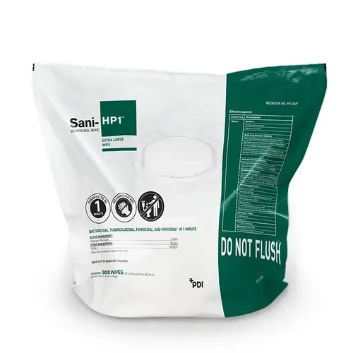 Sani-HP1 Germicidal Cloth Wipe 300 Count/Pack 2 Packs/Case Sani-HP1 Germicidal Cloth Wipe 300 Count/Pack 2 Packs/Case
