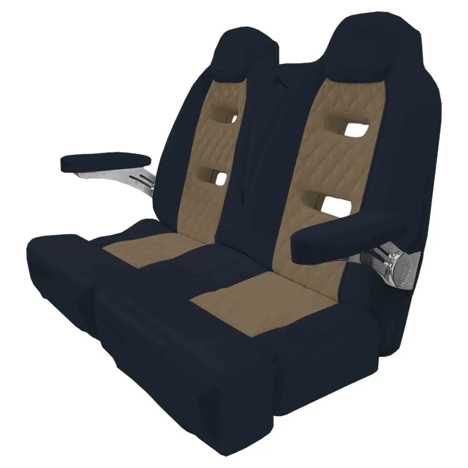 TACO MARINE Custom Open Water Sport Bench 53 (Capriccio Navy / Capriccio Heather Beige) HA12-53-CS-HL TACO MARINE Custom Open Water Sport Bench 53 (Capriccio Navy / Capriccio Heather Beige) HA12-53-CS-HL