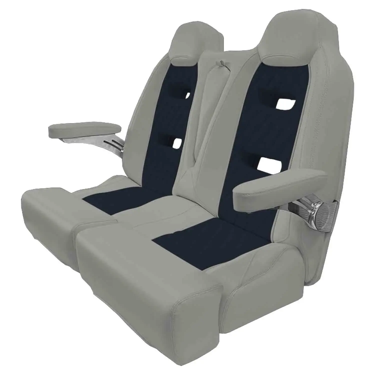 TACO MARINE Custom Open Water Sport Bench 44 (Capriccio Salt / Capriccio Navy) HA12-44-CS-BH TACO MARINE Custom Open Water Sport Bench 44 (Capriccio Salt / Capriccio Navy) HA12-44-CS-BH