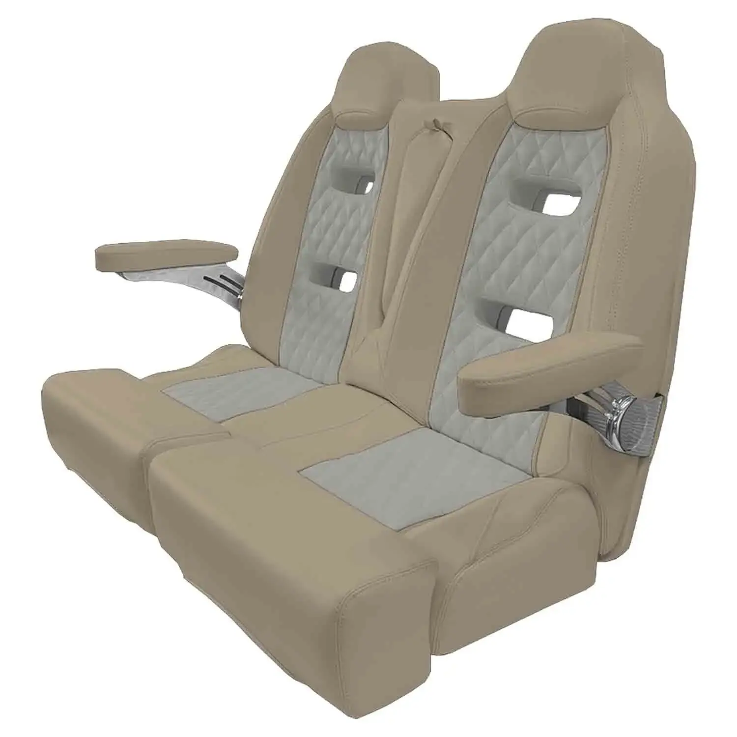 TACO MARINE Custom Open Water Sport Bench 53 (Capriccio Vellum / Capriccio White) HA12-53-CS-FA TACO MARINE Custom Open Water Sport Bench 53 (Capriccio Vellum / Capriccio White) HA12-53-CS-FA