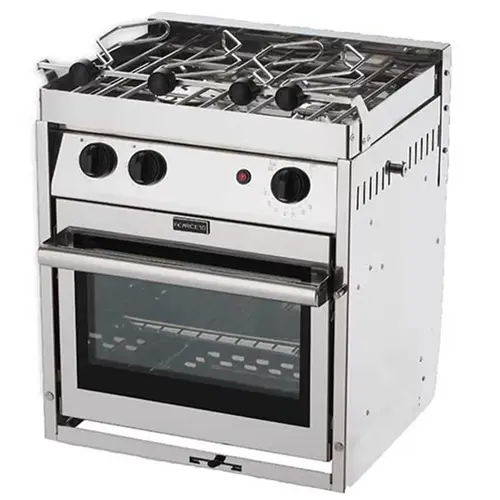Two-Burner Euro Compact Gimbaled Propane Range Two-Burner Euro Compact Gimbaled Propane Range