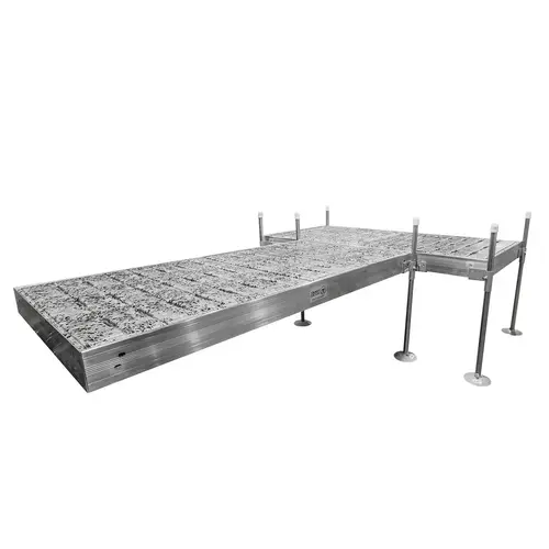 T-Shaped Aluminum with Terrazzo Decking Complete Dock Packages T-Shaped Aluminum with Terrazzo Decking Complete Dock Packages