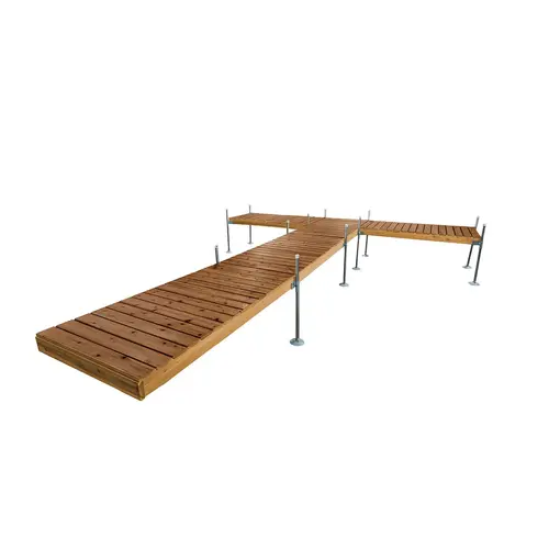 T-Shaped Cedar Complete Dock Packages T-Shaped Cedar Complete Dock Packages