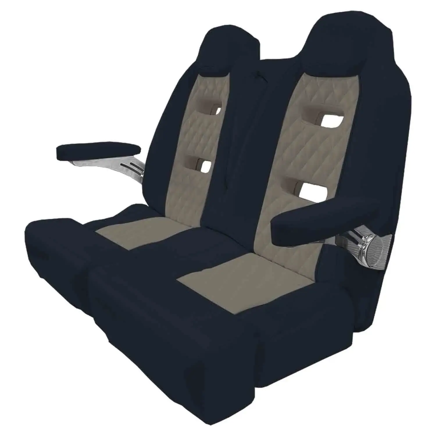 TACO MARINE Custom Open Water Sport Bench 53 (Capriccio Navy / Capriccio Cadet Grey) HA12-53-CS-HD TACO MARINE Custom Open Water Sport Bench 53 (Capriccio Navy / Capriccio Cadet Grey) HA12-53-CS-HD