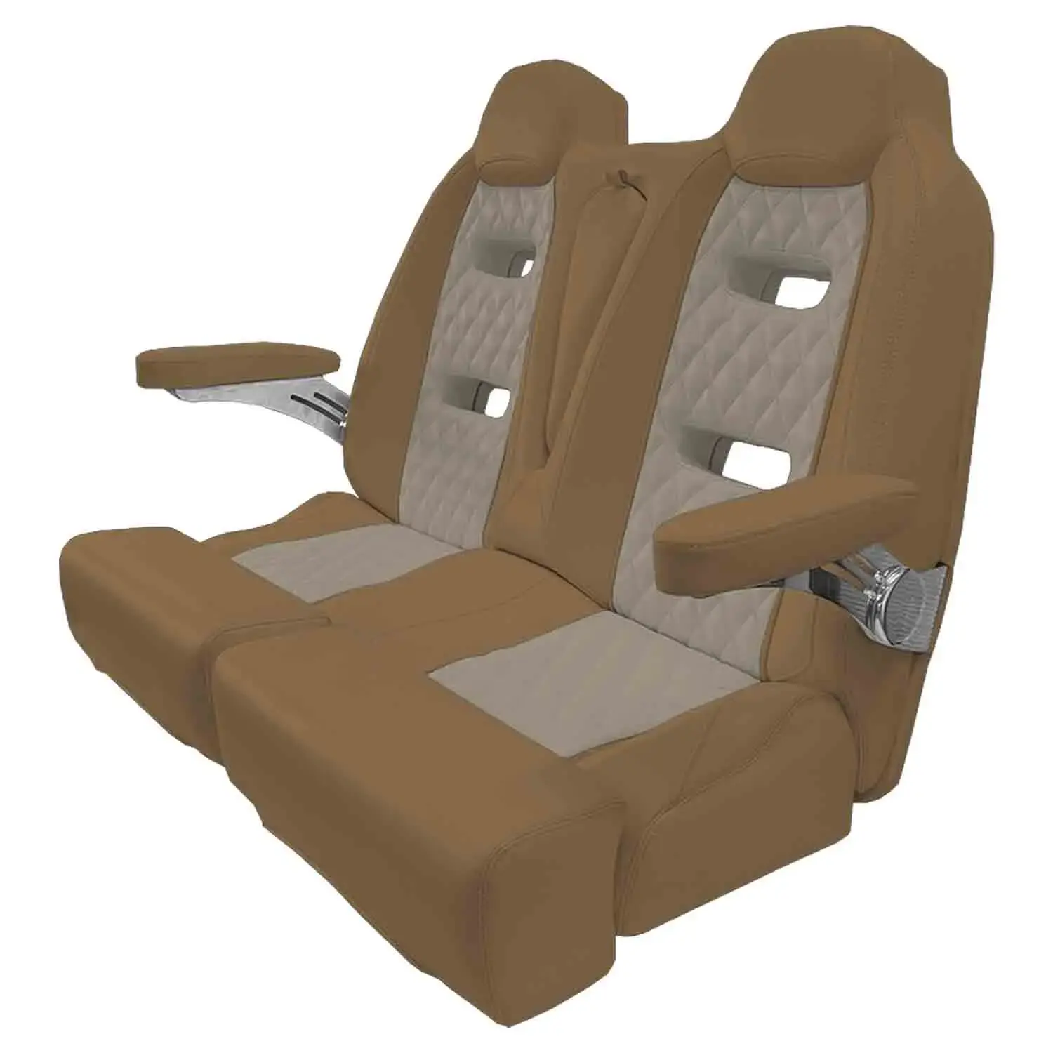 TACO MARINE Custom Open Water Sport Bench 53 (Capriccio Toast / Capriccio Flax) HA12-53-CS-EI TACO MARINE Custom Open Water Sport Bench 53 (Capriccio Toast / Capriccio Flax) HA12-53-CS-EI