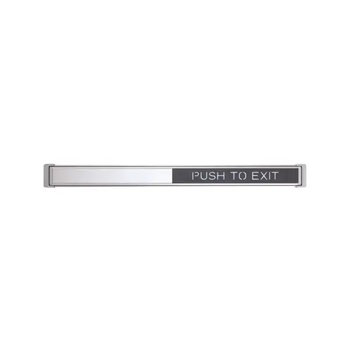 Exit Device Satin Aluminum Clear Anodized