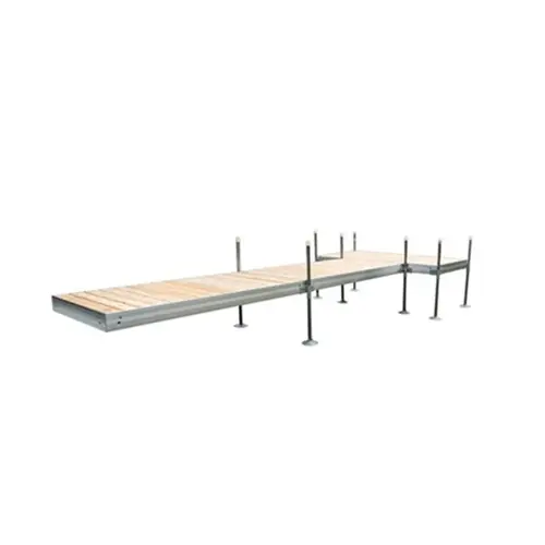 T-Shaped Aluminum Frame with Cedar Decking Complete Dock Packages T-Shaped Aluminum Frame with Cedar Decking Complete Dock Packages